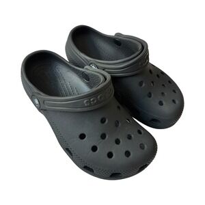 Crocs Kids Clogs Black Classic Comfort Slip On Casual Shoes 12C